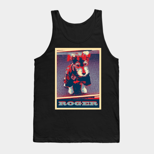 Roger - terrier Tank Top by hottehue